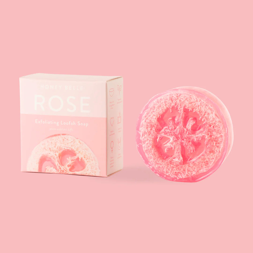 Rose Loofah Soap Poppy And Pomelo