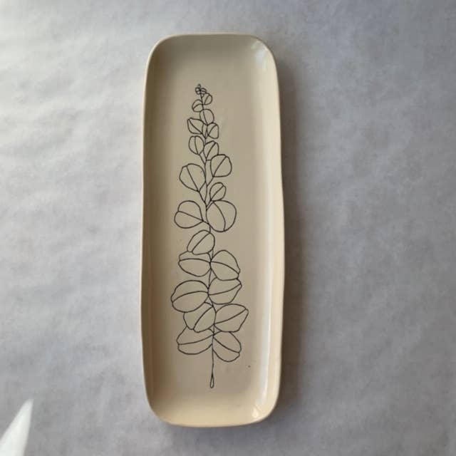 Eucalyptus Ceramic Platter – Poppy & Pomelo