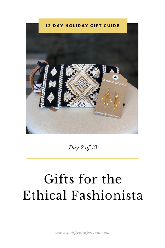 Day 2 of the 12 Day Holiday Gift Guide "For the Ethical Fashionista"