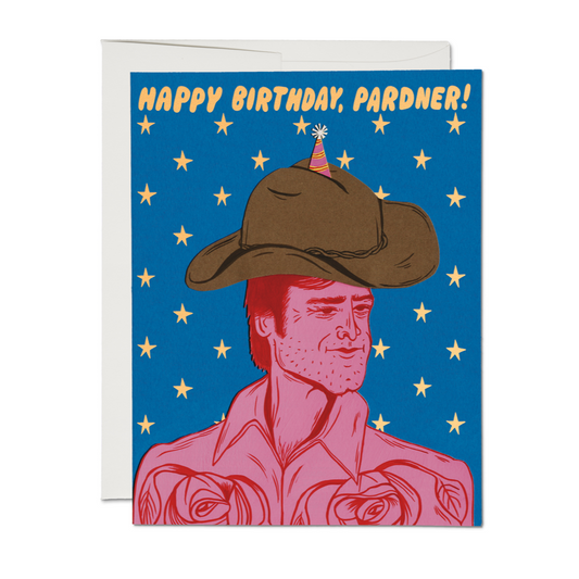 Birthday Pardner Greeting Card