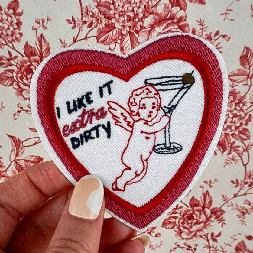 Cupid+Dirty Martini Iron On Patch