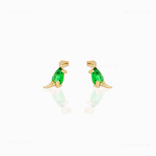 Gold Terrific T-Rex Studs