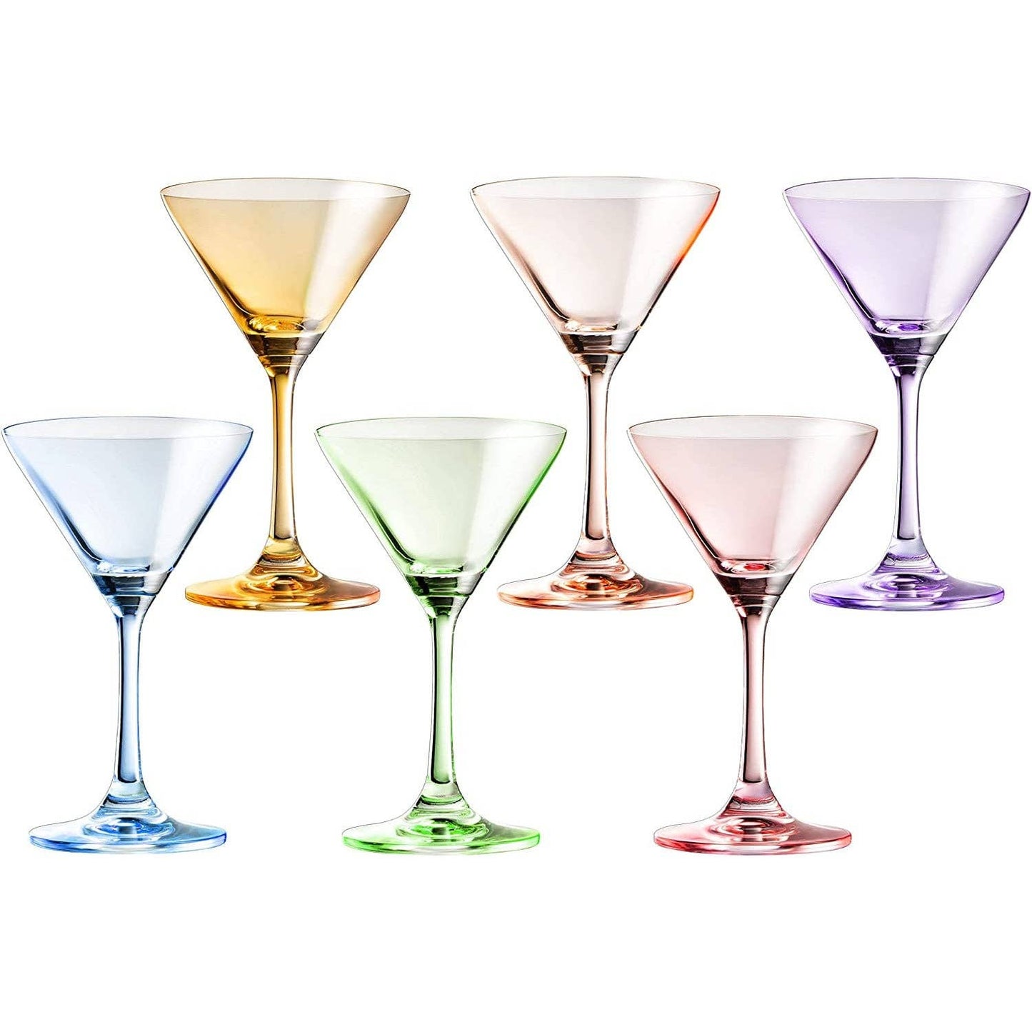 Crystal Martini Glasses Set