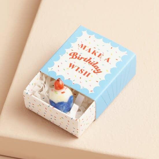 Matchbox Ceramic Birthday Cake Token