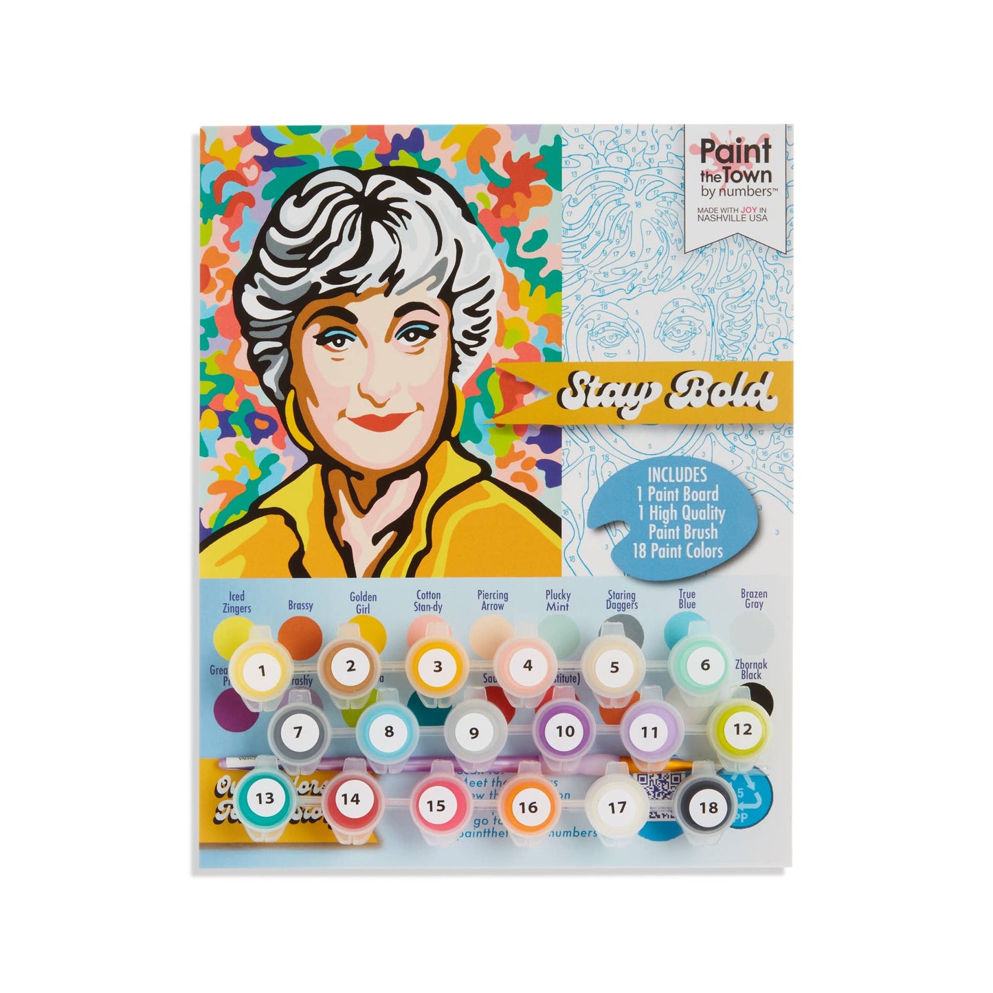 Golden Girls Dorothy Paint by Numbers Kit