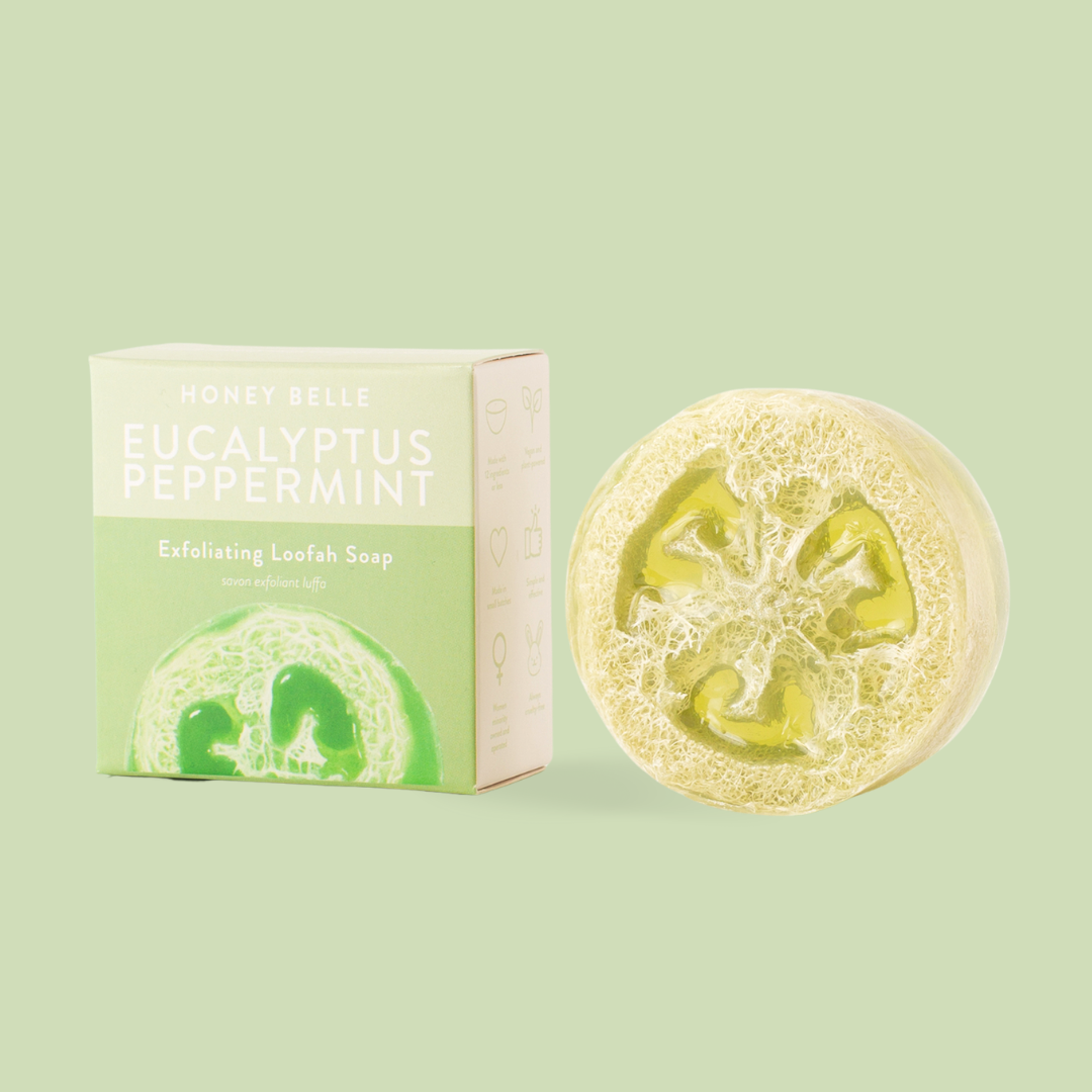 Eucalyptus Peppermint Loofah Soap Poppy And Pomelo 4156