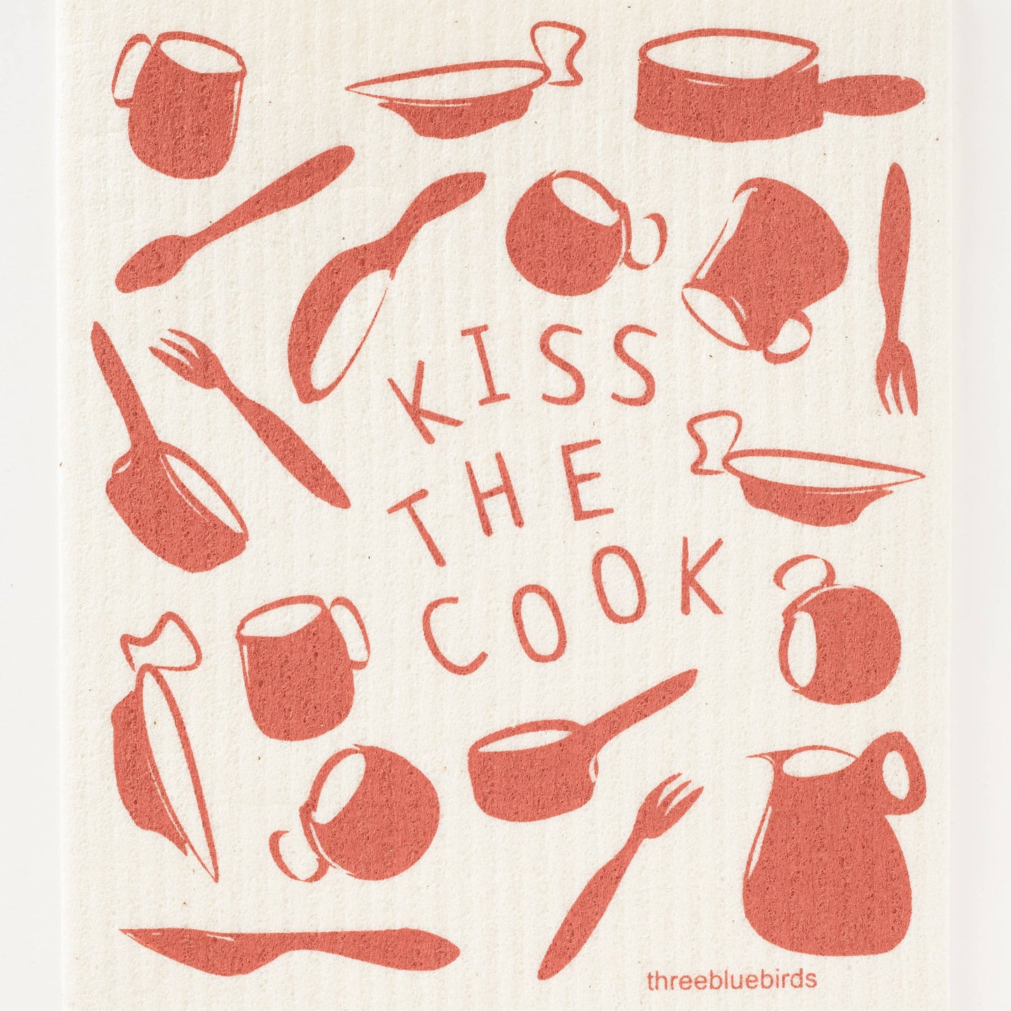 Kiss the Cook Swedish Dishcloth