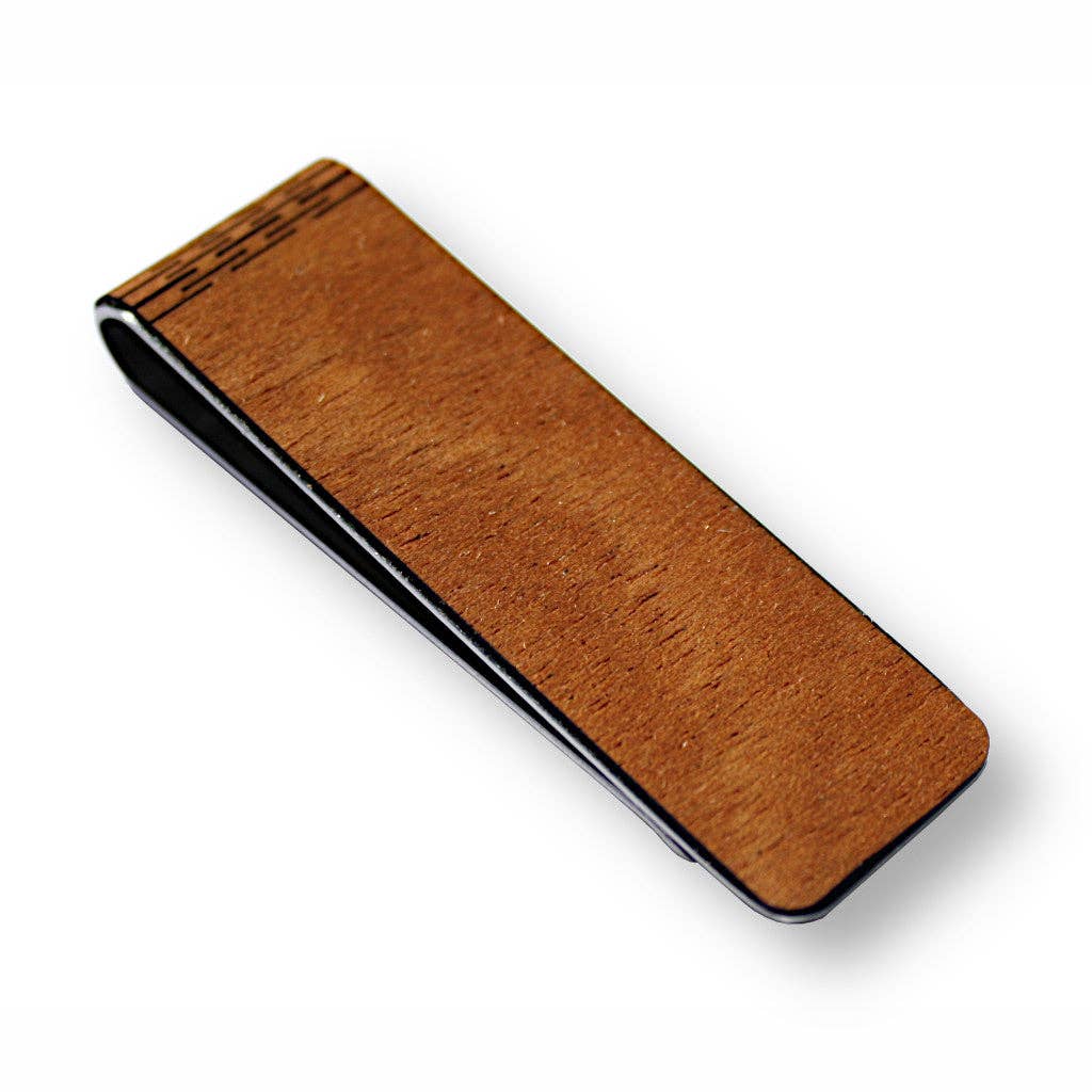 Mahogany Money Clip