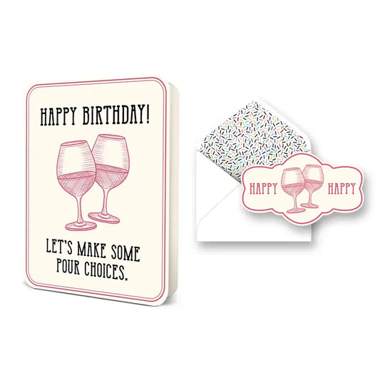 Pour Choices Greeting Card