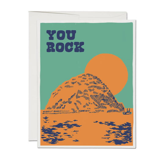 You Rock Friendship Greeting Card