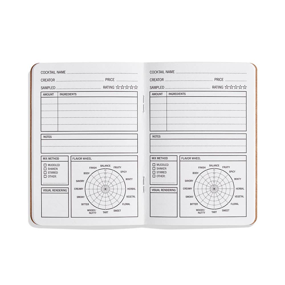 Cocktail Tasting Journal