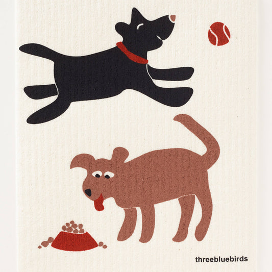 Dogs Swedish Dishcloth