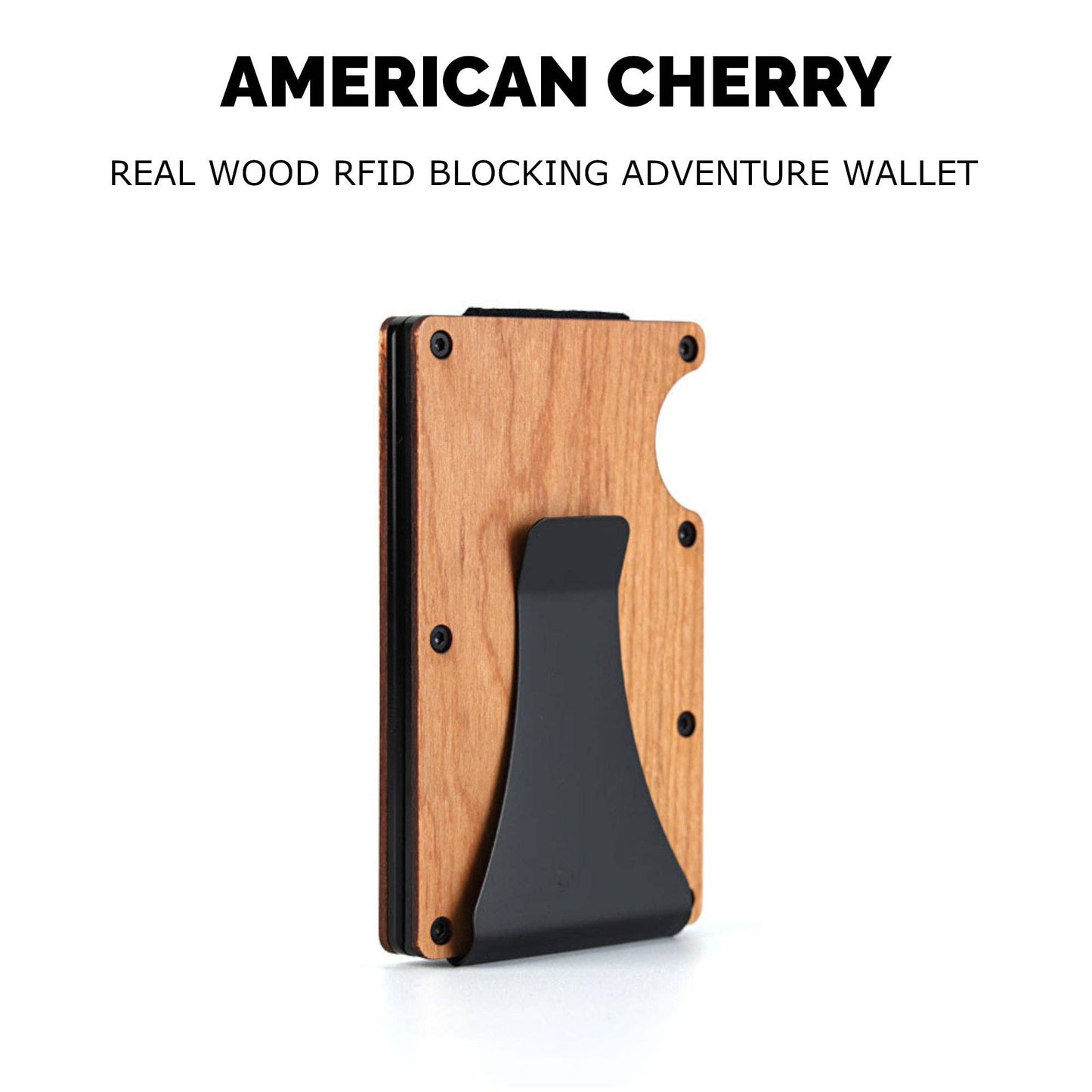 American Cherry Wooden Adventure Wallet