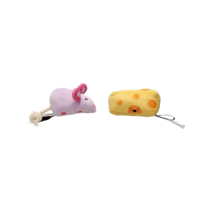 Mouse & Cheese Cat Toy Set – Poppy & Pomelo