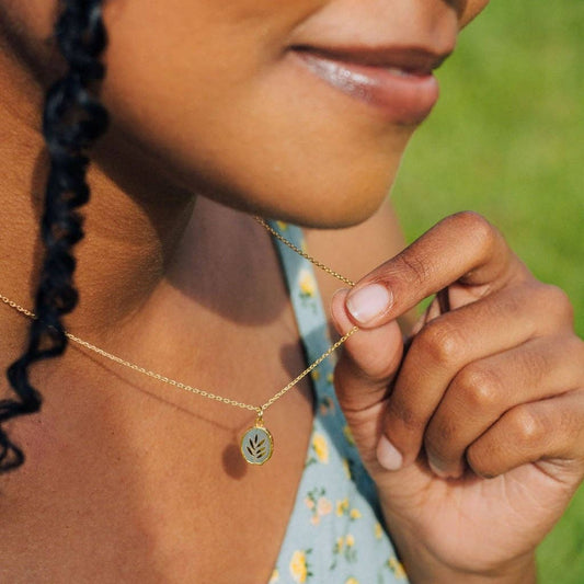 Gemstone Branch Pendant Necklace