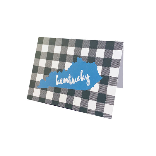 KY Plaid Card