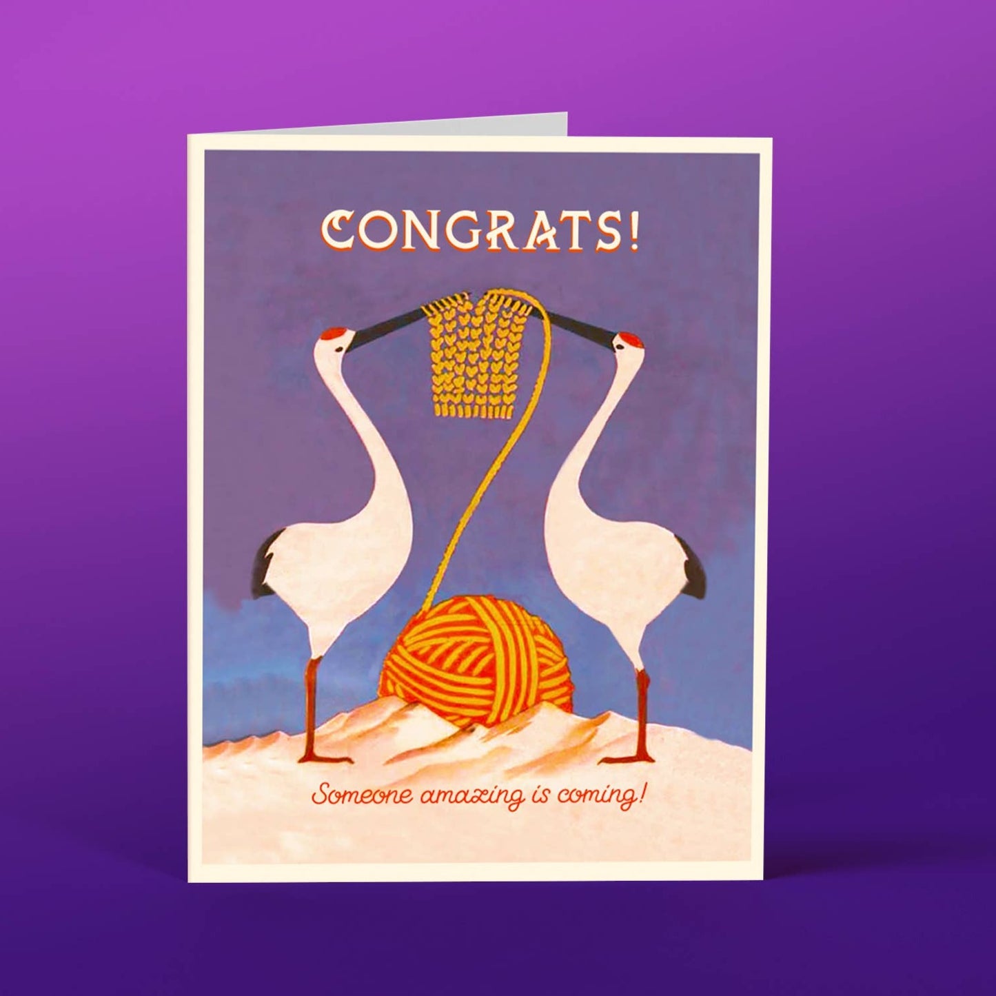Two Storks Card